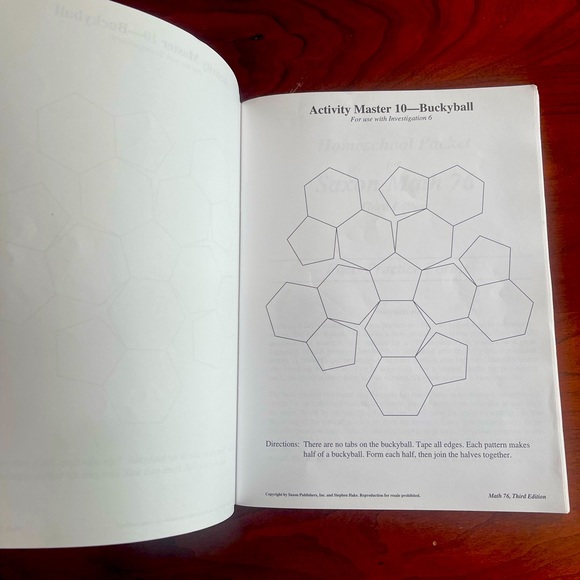 Saxon Math 76 third edition - Picture 9 of 10